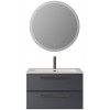 BelBagno Мебель для ванной Eco Cer-N 80 CZR-8073-80 grafito ручки матовые чёрные