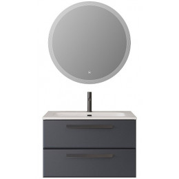 BelBagno Мебель для ванной Eco Cer-N 80 CZR-8073-80 grafito ручки матовые чёрные