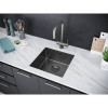 Мойка для кухни Paulmark Gerberg PM214444-GM 44х44 вороненая сталь