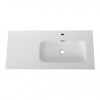 BelBagno Мебель для ванной Eco Cer-N 100 R bianco lucido ручки чёрные