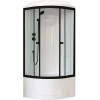 Royal Bath Душевая кабина ВК RB 90BK1-T-BL 90x90 стекло прозрачное профиль черный матовый