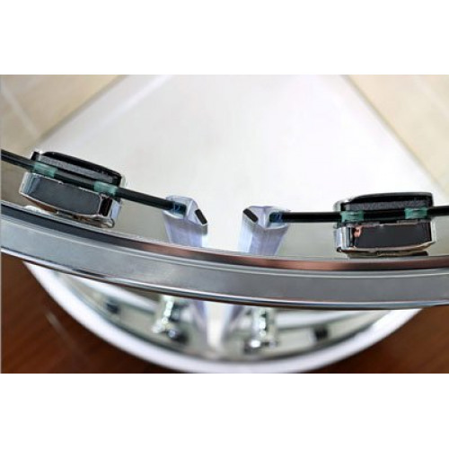 Cezares Душевой уголок PRATICO-R-2-80-C-Cr