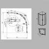 Ravak  Душевой уголок XP2CP4-90 Transparent