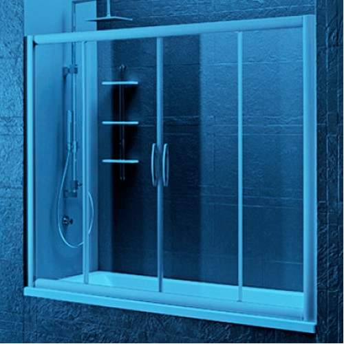 Aessel Шторка на ванну Aessel Танго (белый профиль)