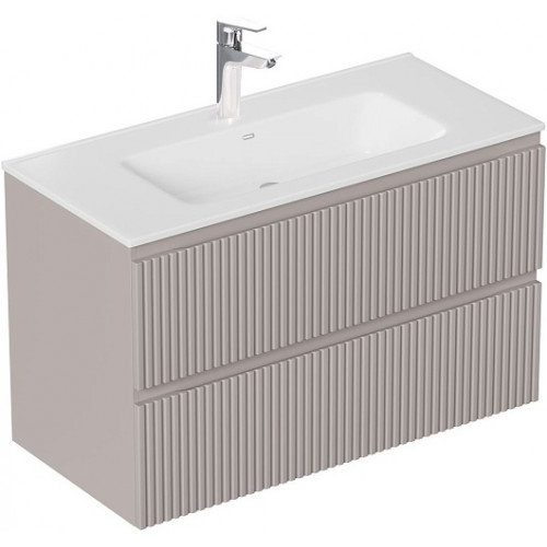 Aquanet Мебель для ванной Джейн 2.0 120 Flat подвесная мокко матовый