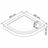 WasserKRAFT Поддон для душа Isen 26T00