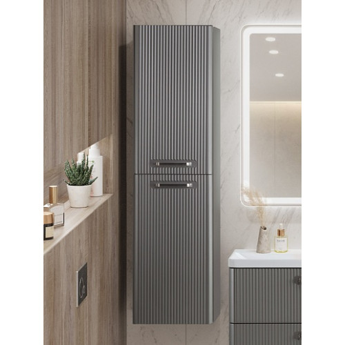 BelBagno Шкаф подвесной Due 40/150 сатин ручки Матовый атласный никель