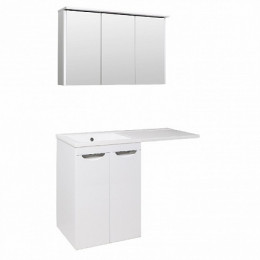 Runo Мебель для ванной Лира 120 R белая