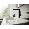 Смеситель для раковины Hansgrohe Finoris 76060670 с донным клапаном черный матовый