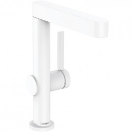 Смеситель для раковины Hansgrohe Finoris 76060700 с донным клапаном белый матовый