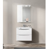 BelBagno Зеркало-шкаф MARINO-SPC-600/750-1A-BL-P-L Bianco Lucido