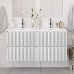 BelBagno Тумба с раковиной Uno 120 подвесная Bianco Opaco с раковиной BB-8099-120-2