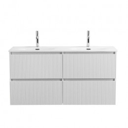 BelBagno Тумба с раковиной Uno 120 подвесная Bianco Opaco с раковиной BB-8099-120-2