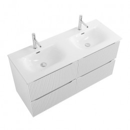 BelBagno Тумба с раковиной Uno 120 подвесная Bianco Opaco с раковиной BB-8099-120-2