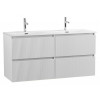 BelBagno Тумба с раковиной Uno 120 подвесная Bianco Opaco с раковиной BB-8099-120-2