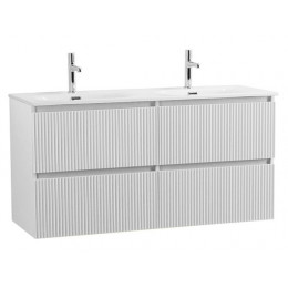 BelBagno Тумба с раковиной Uno 120 подвесная Bianco Opaco с раковиной BB-8099-120-2