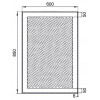 Зеркало Aquanet Алассио 6085 LED