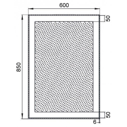 Зеркало Aquanet Алассио 6085 LED