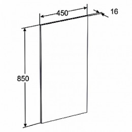 Roca Мебель для ванной Gap 45 фиолетовая