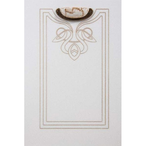 Водолей Пенал для ванной "Анжелика 40" F-3 L красный