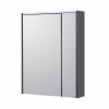 Зеркальный шкаф Roca Ronda 60см, ZRU9302968 белый глянец/антрацит, с подсветкой