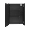 Зеркальный шкаф Roca Ronda 60см, ZRU9302968 белый глянец/антрацит, с подсветкой