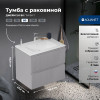Aquanet Мебель для ванной Джейн 2.0 80 Flat подвесная графит матовый