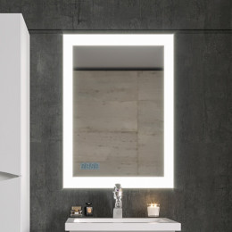 Бриклаер Тумба с раковиной Вега 60 2 ящика белая