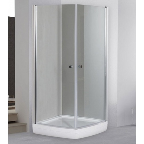 Aquanet  Душевой уголок "IVA NK1222" 100x90 L, прозрачное стекло