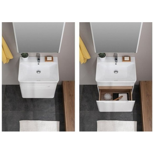Aquanet Тумба с раковиной София 60 белая