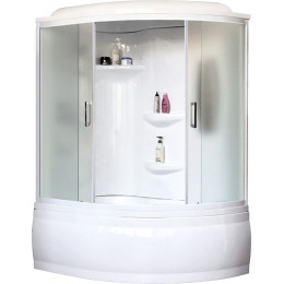 Royal Bath Душевая кабина ALP RB 140ALP-C-L/b/g 140x95 L стекло матовое профиль белый