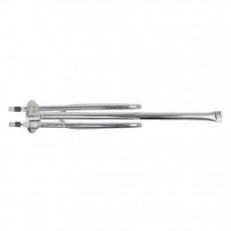 ТЭН 1,5кВт (1500Вт) RCF для водонагревателя Ariston, Thermex ERS/ESS , под анод М6, Silver, трубка под термостат D10мм, 20460S
