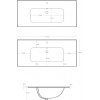 Aquanet Мебель для ванной Вега 2.0 90 Flat подвесная маренго матовая