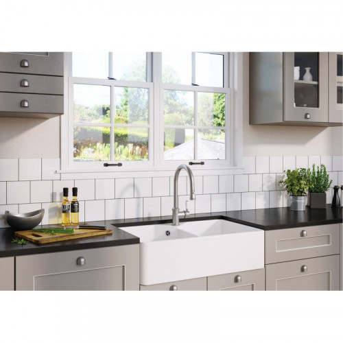 Мойка Blanco Villae Farmhouse Double 525164 глянцевый белый