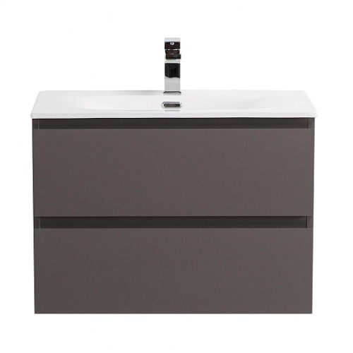 BelBagno Тумба с раковиной Kraft 39-70 подвесная Темно-Серый матовый с раковиной BB-8099-3-70