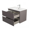 BelBagno Тумба с раковиной Kraft 39-70 подвесная Темно-Серый матовый с раковиной BB-8099-3-70