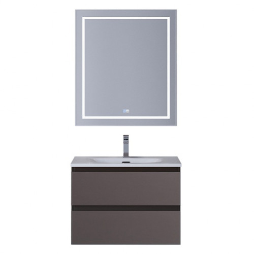 BelBagno Тумба с раковиной Kraft 39-70 подвесная Темно-Серый матовый с раковиной BB-8099-3-70