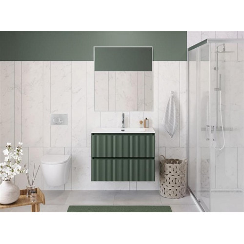 BelBagno Тумба с раковиной Uno mini 90 подвесная Еловый матовый с раковиной BB-8099-3-90