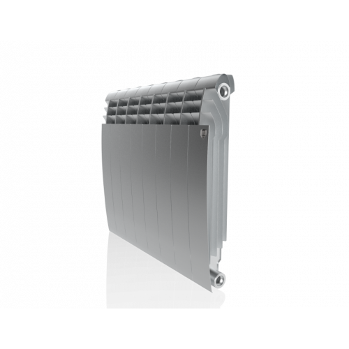 Радиатор биметаллический Royal Thermo BiLiner 350 Satin Silver 8 секций, боковое подключение