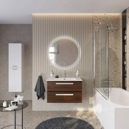 BelBagno Мебель для ванной Eco Cer-N 80 CZR-8095-80 орех шоколад софт ручки сатин
