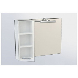 Зеркальный шкаф Aquanet Данте 60 L 00212376, белый