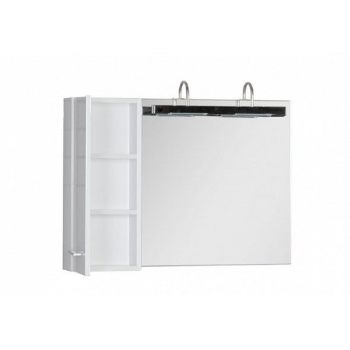 Зеркальный шкаф Aquanet Данте 60 L 00212376, белый