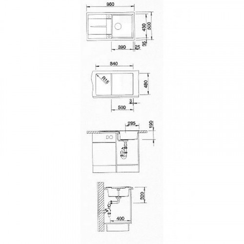 Мойка Blanco Metra 5 S 517348, серый беж