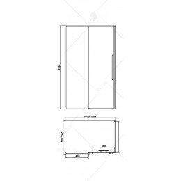 Душевой уголок RGW SV-42 32324271-11 110x70 см прямоугольный хром