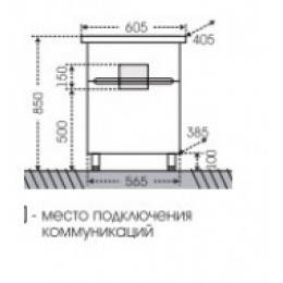 СанТа Мебель для ванной Лондон 60 напольная LED