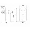 Смеситель для душа Iddis Slide SLISB00i66 хром