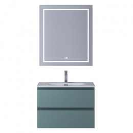 BelBagno Тумба с раковиной Kraft 39-70 подвесная Голубой матовый с раковиной BB-8099-3-70