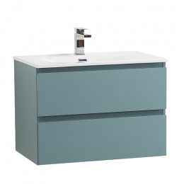 BelBagno Тумба с раковиной Kraft 39-70 подвесная Голубой матовый с раковиной BB-8099-3-70