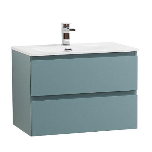 BelBagno Тумба с раковиной Kraft 39-70 подвесная Голубой матовый с раковиной BB-8099-3-70