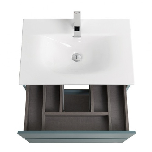 BelBagno Тумба с раковиной Kraft 39-70 подвесная Голубой матовый с раковиной BB-8099-3-70